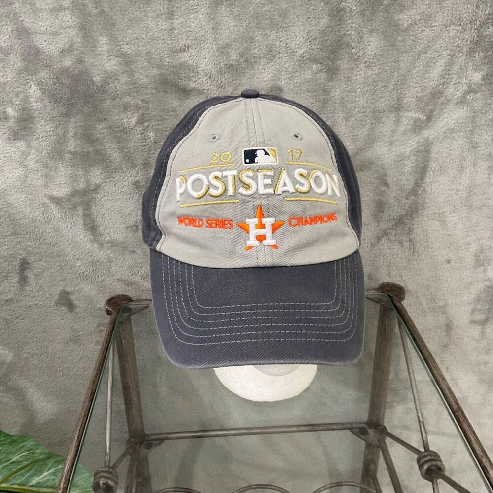 Houston Astros 2017 MLB 47 Post Season World Series Champions Hat Cap Strap Back